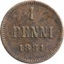 1 penni 1881 year