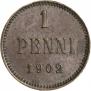 1 пенни 1902 года