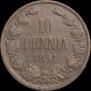 10 pennia 1891 year