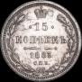 15 копеек 1883 года