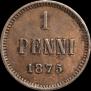1 пенни 1875 года
