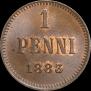 1 penni 1883 year