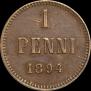 1 пенни 1894 года