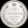 15 kopecks 1874 year