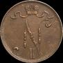 5 pennia 1908 year