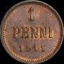 1 пенни 1911 года