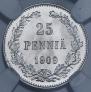 25 пенни 1909 года