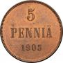 5 пенни 1905 года