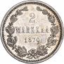 2 markkaa 1870 year