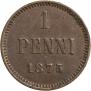 1 penni 1875 year