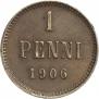 1 penni 1906 year