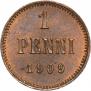 1 пенни 1909 года