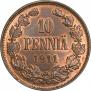 10 pennia 1911 year