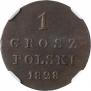 1 грош 1828 года