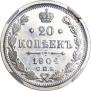 20 kopecks 1904 year