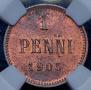 1 penni 1905 year