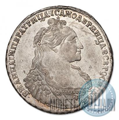 Фото 1 рубль 1737 года  "Тип 1735 года"