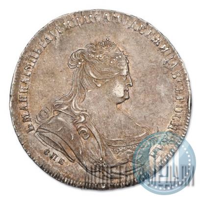 Picture 1 rouble 1738 year СПБ "Petersburg type"