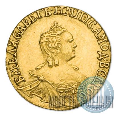 Picture 1 rouble 1756 year  