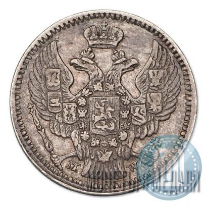 Picture 20 kopecks - 40 groszy 1850 year MW 