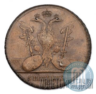 Picture 5 kopecks 1771 year S "Pattern"