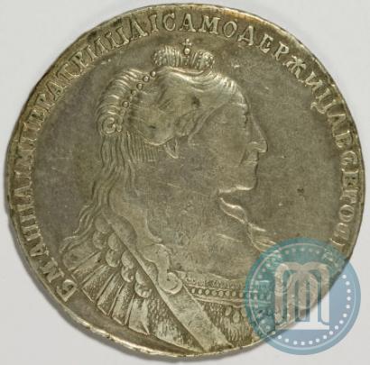 Фото 1 рубль 1735 года  