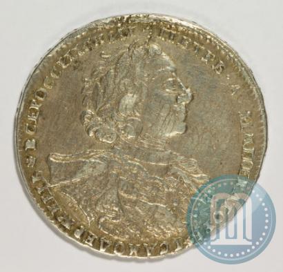Фото 1 рубль 1723 года OK "Портрет в горностаевой мантии"