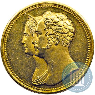 Picture 10 roubles 1836 year СПБ "For 10-year of the coronation"