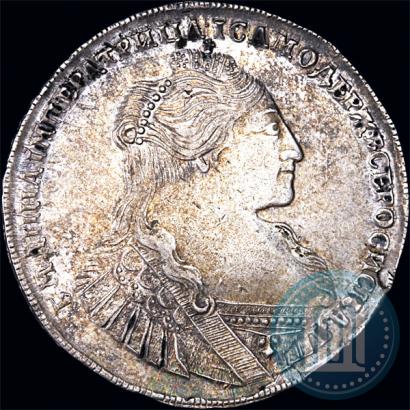 Фото 1 рубль 1734 года  "Тип 1735 года"