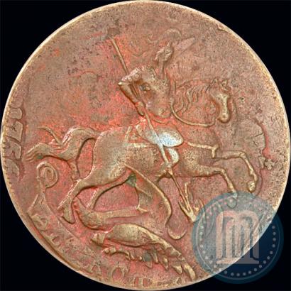 Фото 2 копейки 1757 года  "Номинал под Св. Георгием"
