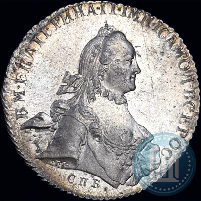 Фото 1 рубль 1764 года СПБ-СА 