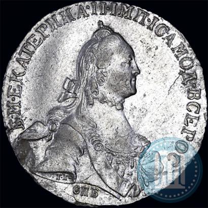 Фото Полтина 1765 года СПБ-СА 