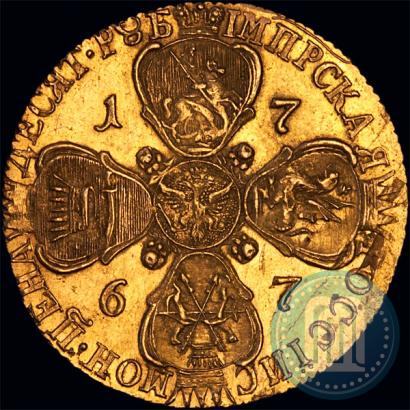 Picture 10 roubles 1767 year СПБ 