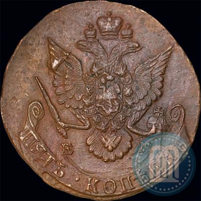 Фото 5 копеек 1788 года ЕМ 