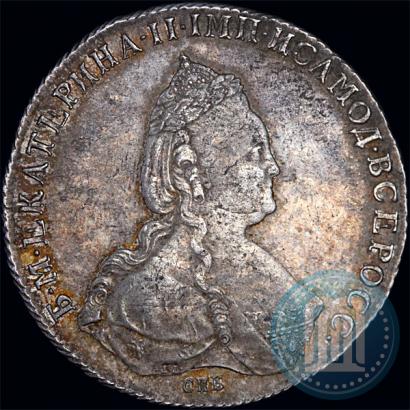Фото 1 рубль 1786 года СПБ-ЯА 