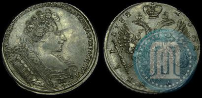 Фото 1 рубль 1732 года  