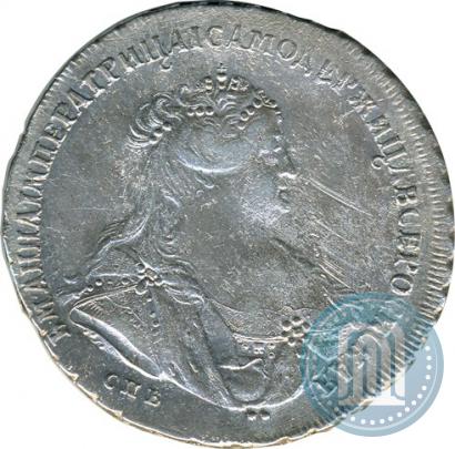 Фото 1 рубль 1740 года СПБ "Петербургский тип"