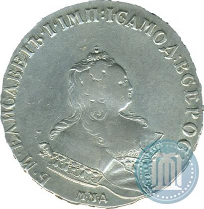 Picture 1 rouble 1743 year ММД 