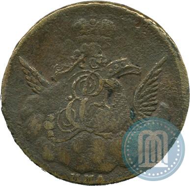 Фото 1 копейка 1755 года ММД 