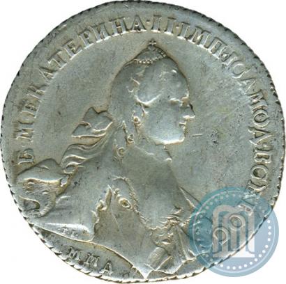 Фото 1 рубль 1762 года ММД-ДМ 