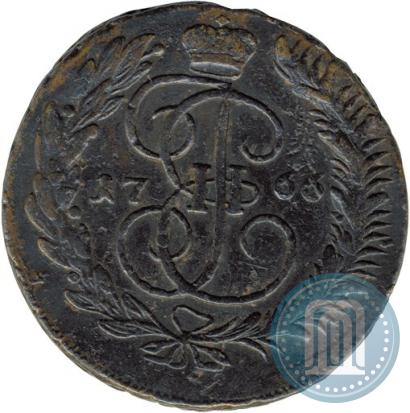 Фото 5 копеек 1766 года ММ 