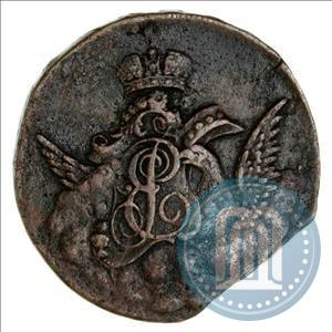 Picture 1 kopeck 1757 year  