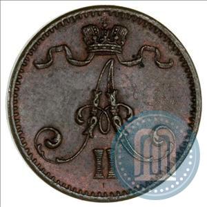 Picture 1 penni 1876 year  