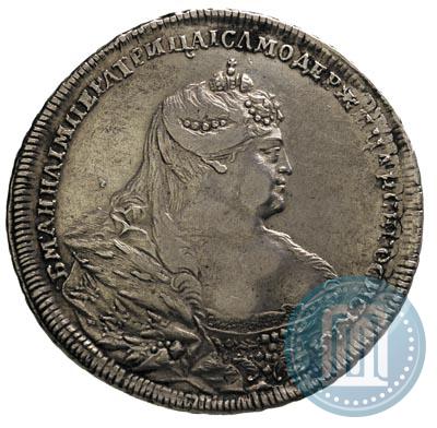 Picture 1 rouble 1737 year  "Moscow type"