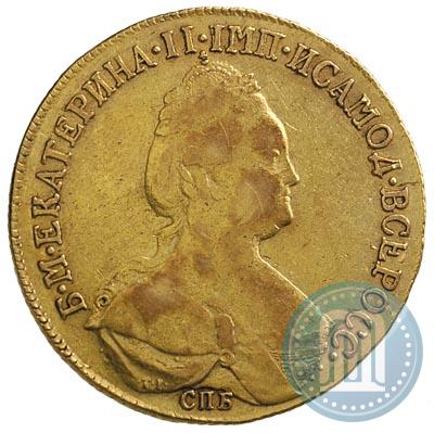 Picture 10 roubles 1783 year СПБ 