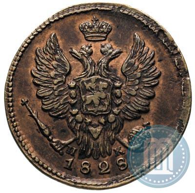 Picture 1 kopeck 1828 year ЕМ-ИК 