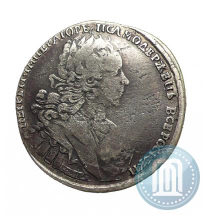 Picture Poltina 1727 year СПБ "Petersburg type"