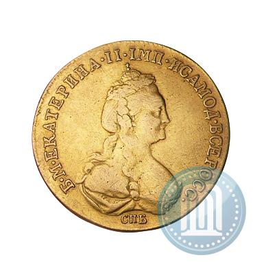 Фото 5 рублей 1778 года СПБ 