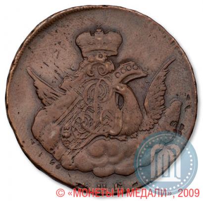 Picture 1 kopeck 1756 year СПБ 