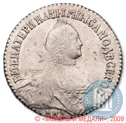 Фото Полуполтинник 1765 года ММД-EI-Т.I. 
